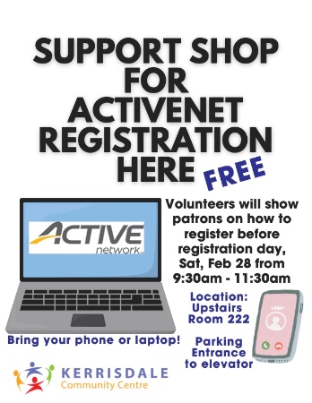 ActiveNet Registration Workshop for Seniors