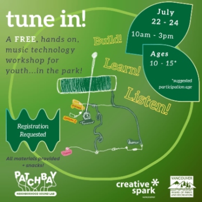 Free Summer Workshop: Tune In!